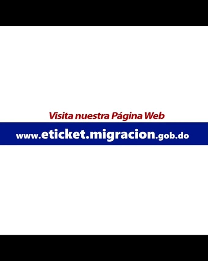 E-ticket (Nuevo Formulario Digital) RD